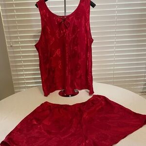 Lane Bryant Pink satin sleep set size 22/24 NWOT